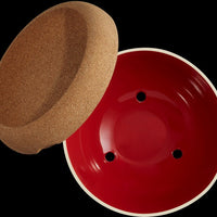 Emile Henry - 4.7 L Ceramic Burgundy Deep Storage Bowl - 348764