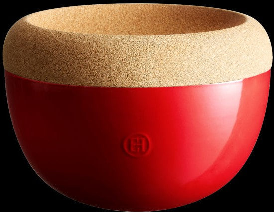 Emile Henry - 4.7 L Ceramic Burgundy Deep Storage Bowl - 348764