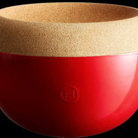 Emile Henry - 4.7 L Ceramic Burgundy Deep Storage Bowl - 348764