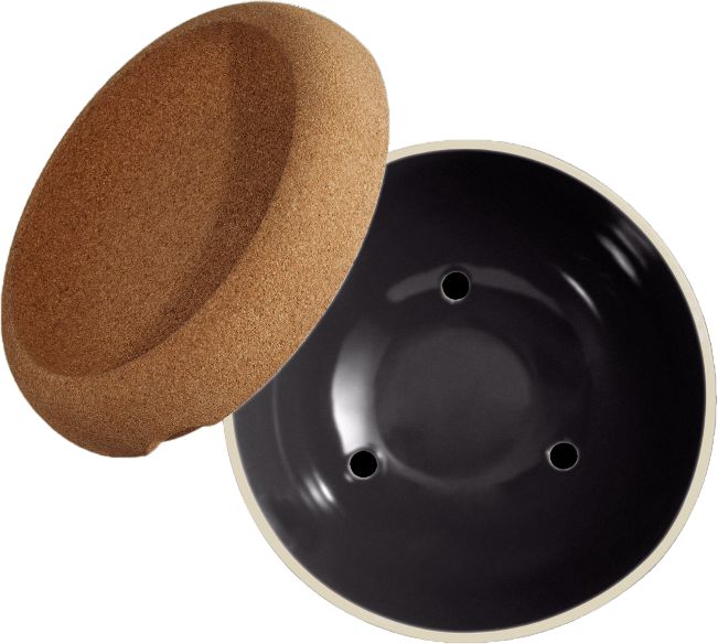 Emile Henry - 4.7 L Truffle Deep Storage Bowl - 718764