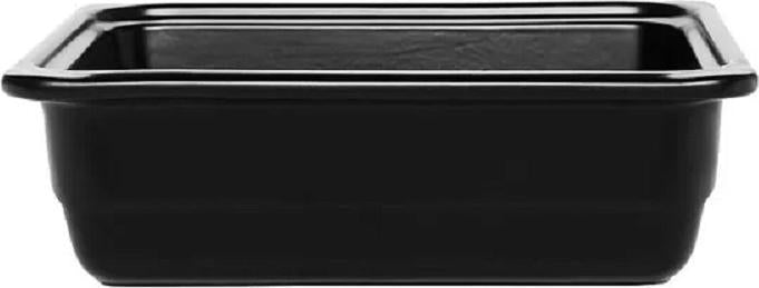Emile Henry - 4.7 QT Black Satin 1/2 Deep Rectangular Pan - 713462