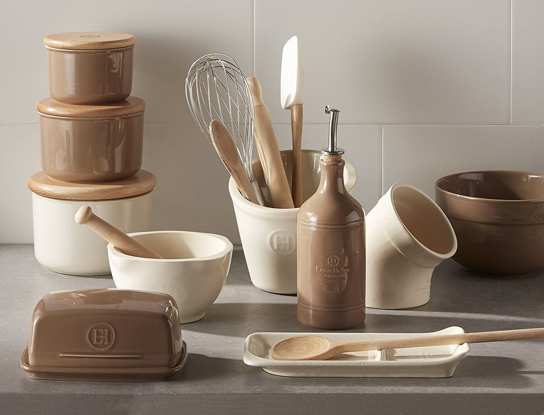 Emile Henry - 5.5" Argile/Clay Clay Utensil Holder - 020218