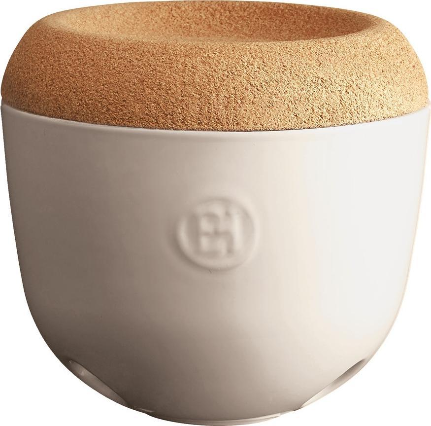 Emile Henry - 5.7" x 5.3 Argile/Clay Garlic Pot - 028763