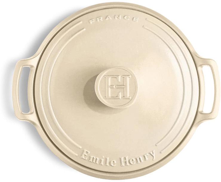 Emile Henry - 6 Qt Sublime Medium Cream Round Stewpot - 91564760