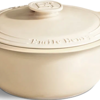 Emile Henry - 6 Qt Sublime Medium Cream Round Stewpot - 91564760