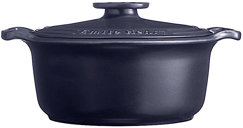 Emile Henry - 6 Qt Sublime Medium Indigo Round Stewpot - 91664760