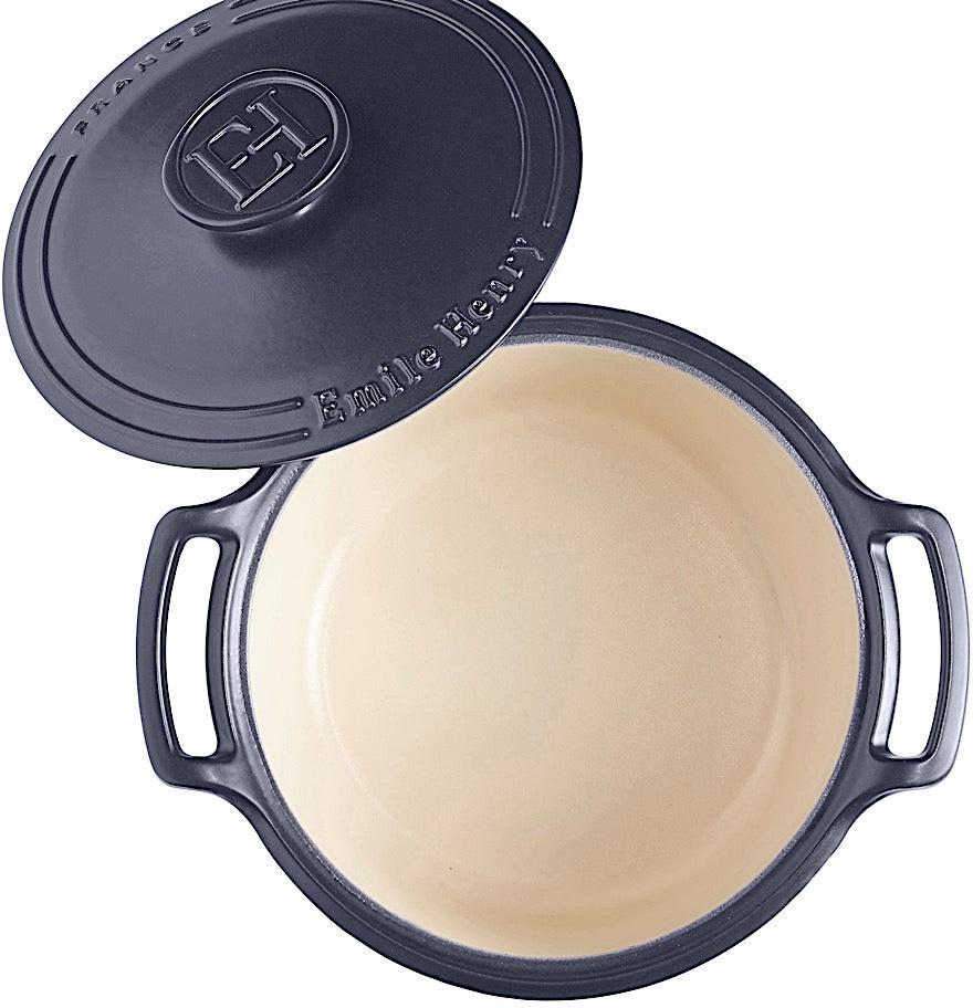 Emile Henry - 6 Qt Sublime Medium Indigo Round Stewpot - 91664760