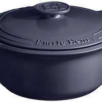 Emile Henry - 6 Qt Sublime Medium Indigo Round Stewpot - 91664760