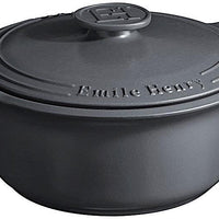 Emile Henry - 6 Qt Sublime Medium Slate Round Stewpot - 91774760