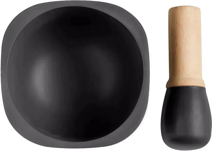 Emile Henry - 6.29" Truffle Black Mortar and Pestle - 91710257