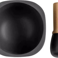 Emile Henry - 6.29" Truffle Black Mortar and Pestle - 91710257