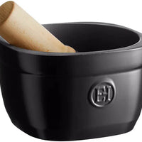Emile Henry - 6.29" Truffle Black Mortar and Pestle - 91710257