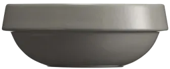 Emile Henry - 6.3" Pearl Grey Ceramic Individual Bowl with 0.6 L Capacity - 91123206