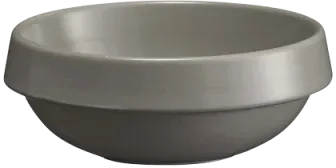 Emile Henry - 6.3" Pearl Grey Ceramic Individual Bowl with 0.6 L Capacity - 91123206