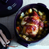 Emile Henry - 6.3 QT Ceramic Burgundy Oval Stewpot - 344560 - DISCONTINUED