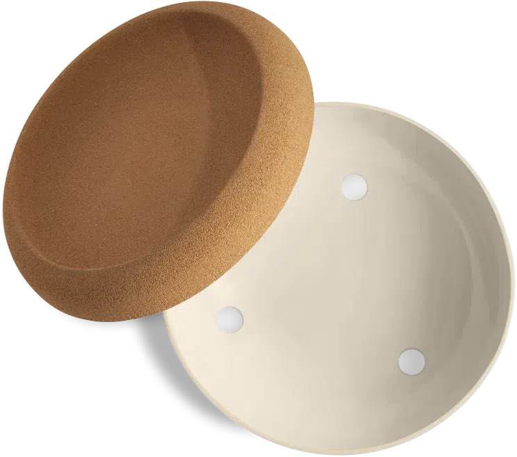 Emile Henry - 6.5 L Argile Large Ceramic Deep Storage Bowl - 91028765