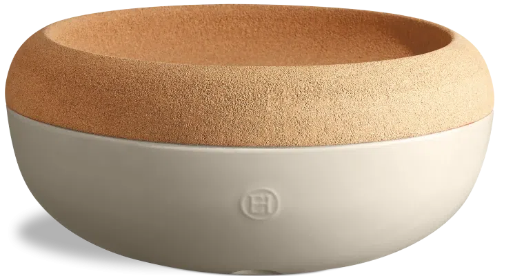 Emile Henry - 6.5 L Argile Large Ceramic Deep Storage Bowl - 91028765