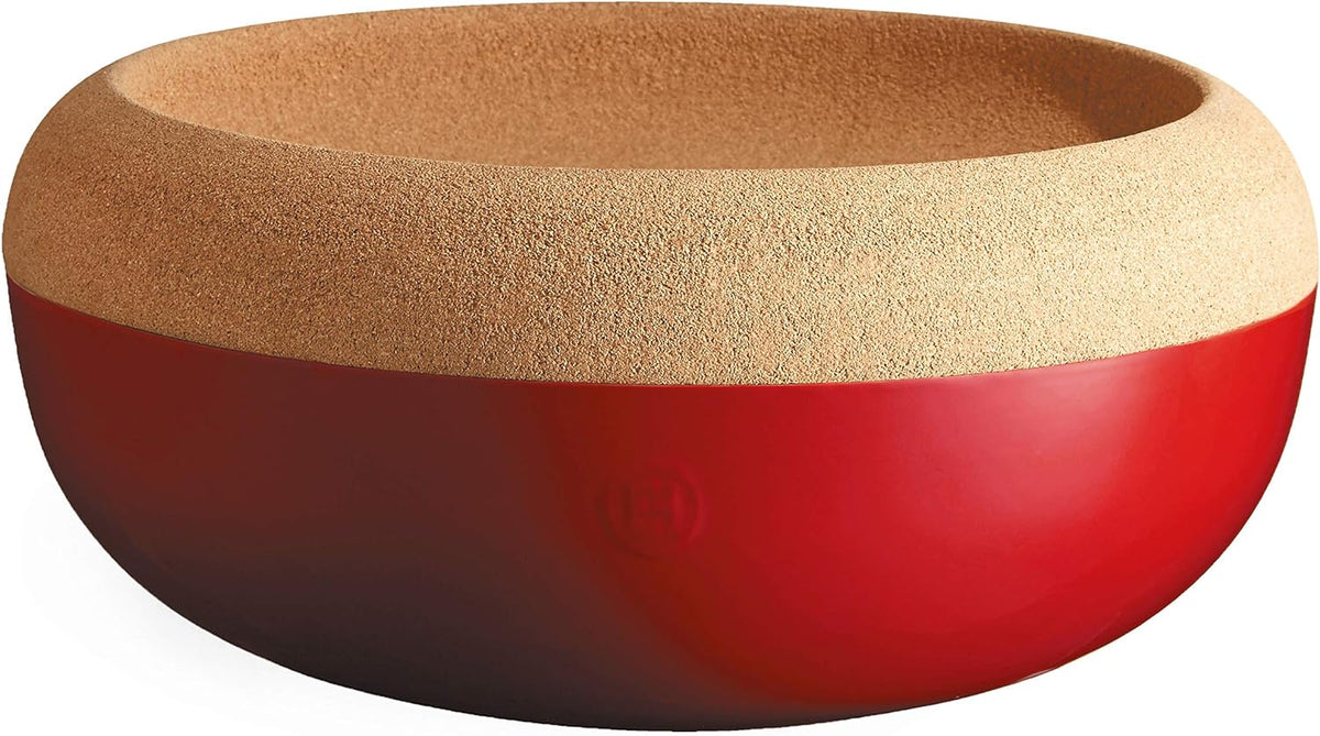 Emile Henry - 6.5 L Ceramic Burgundy Large Storage Bowl - 348765