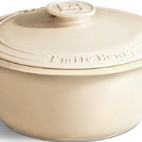 Emile Henry - 7.5 Qt Sublime Large Cream Round Stewpot - 91564770