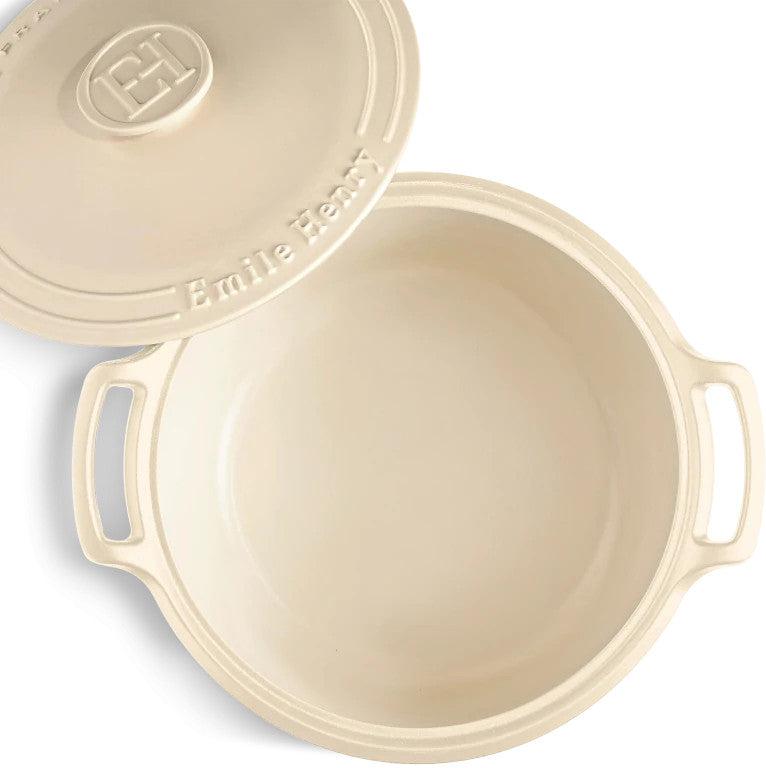 Emile Henry - 7.5 Qt Sublime Large Cream Round Stewpot - 91564770