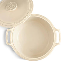 Emile Henry - 7.5 Qt Sublime Large Cream Round Stewpot - 91564770