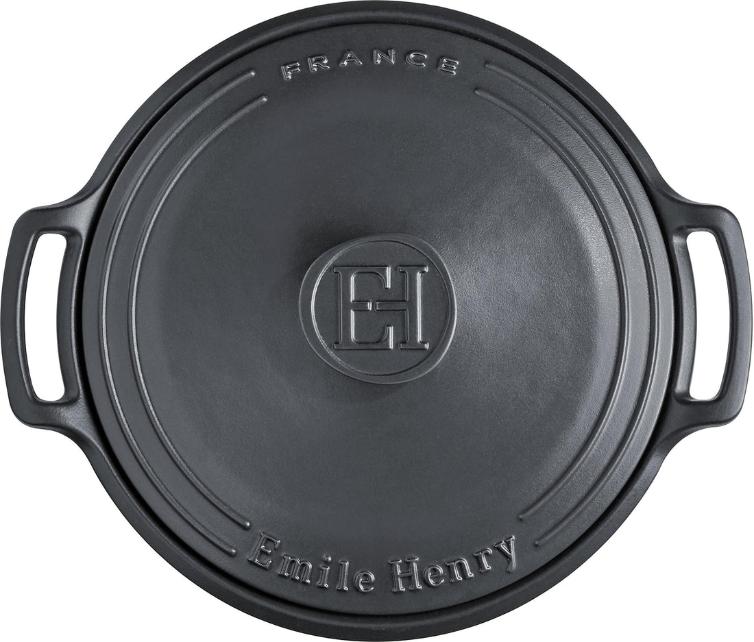 Emile Henry - 7.5 Qt Sublime Large Slate Round Stewpot - 91774770