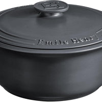 Emile Henry - 7.5 Qt Sublime Large Slate Round Stewpot - 91774770