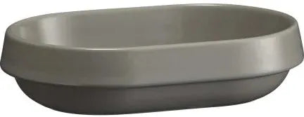 Emile Henry - 8.1" Pearl Grey Ceramic Individual Dish with 0.6 L Capacity - 91123207
