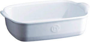Emile Henry - 8.5" x 5.5" Ceramic Farine/White Individual Baking Dish - 119649