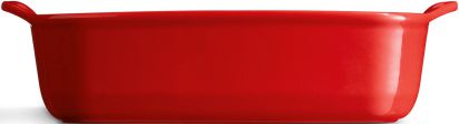 Emile Henry - 8.7" x 5.5" Ceramic Burgundy Individual Baking Dish - 349649