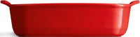 Emile Henry - 8.7" x 5.5" Ceramic Burgundy Individual Baking Dish - 349649