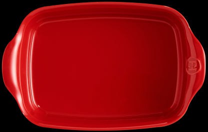 Emile Henry - 8.7" x 5.5" Ceramic Burgundy Individual Baking Dish - 349649