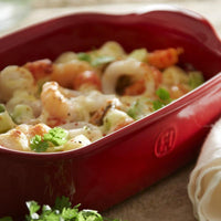 Emile Henry - 8.7" x 5.5" Ceramic Burgundy Individual Baking Dish - 349649