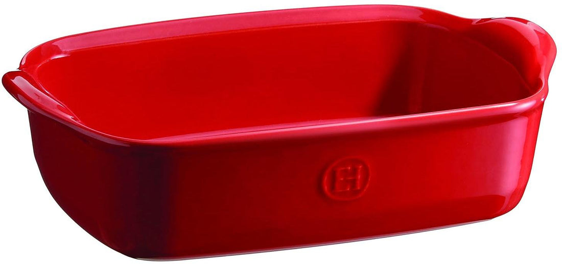 Emile Henry - 8.7" x 5.5" Ceramic Burgundy Individual Baking Dish - 349649