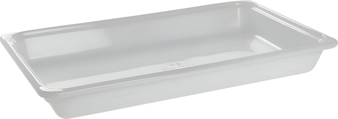 Emile Henry - Chalk White Ceramic Full Size Insert Pan with 6.4 L Capacity - 91053401