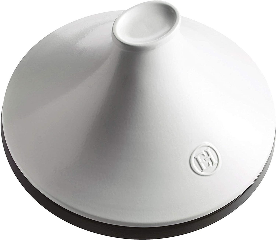 Emile Henry - DELIGHT 4.2 QT Ceramic White Lid Tagine - 776632