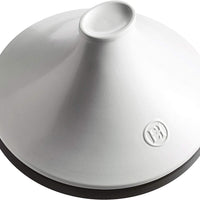 Emile Henry - DELIGHT 4.2 QT Ceramic White Lid Tagine - 776632