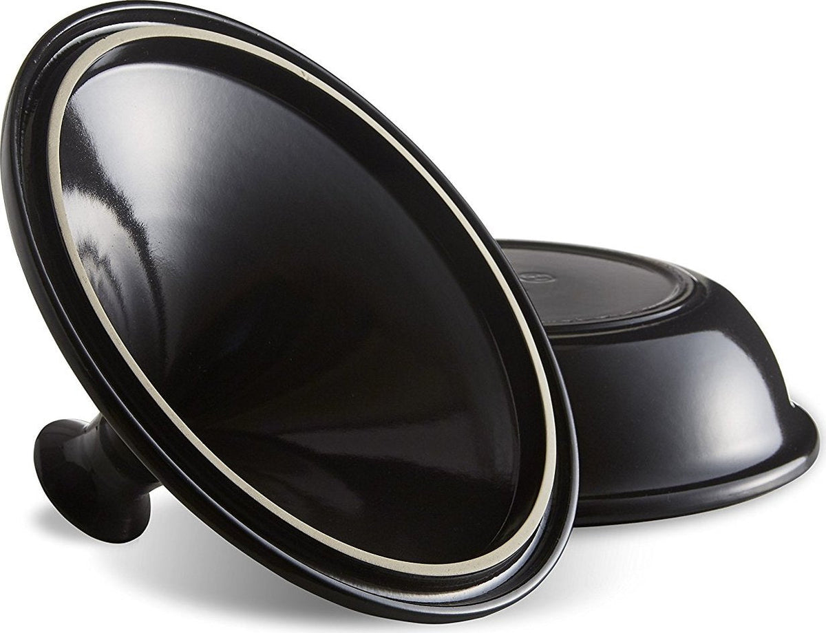 Emile Henry - FLAME 2 QT Ceramic Charcoal/FusainX Flame Tagine (2 L) - 795626