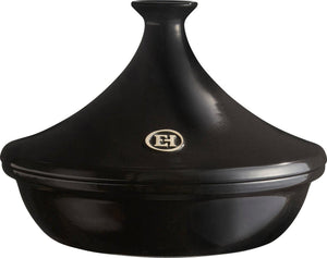 Emile Henry - FLAME 2 QT Ceramic Charcoal/FusainX Flame Tagine (2 L) - 795626
