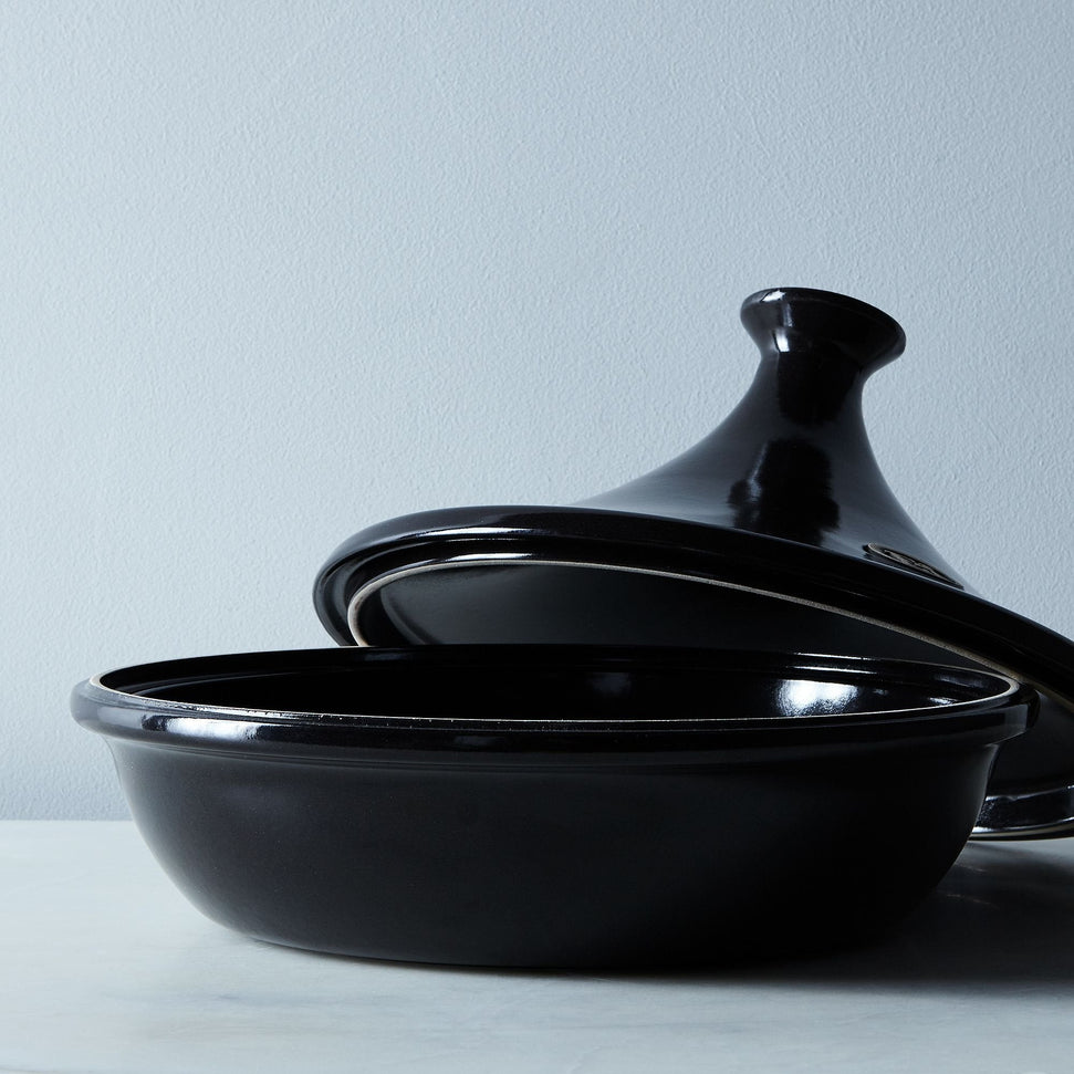 Emile Henry - FLAME 3.7 QT Charcoal/Fusain Tagine - 795632