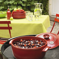 Emile Henry - FLAME 5.6 QT Ceramic Charcoal/Fusain Stewpot - 794553