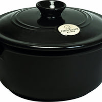 Emile Henry - FLAME 5.6 QT Ceramic Charcoal/Fusain Stewpot - 794553