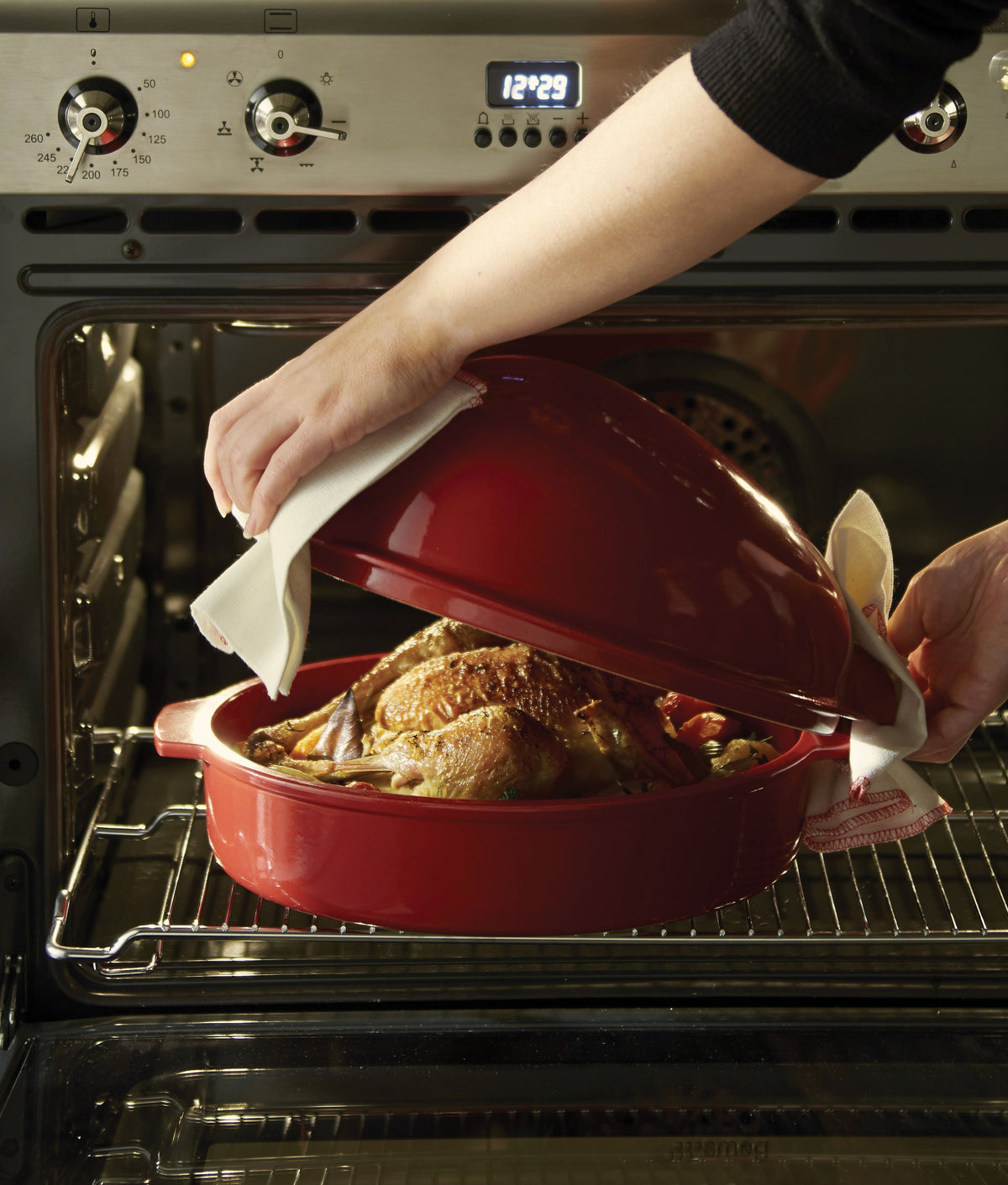 Emile Henry - GRAND CRU 16.3" x 10.8 Burgundy Large Baker/Roaster - 348444