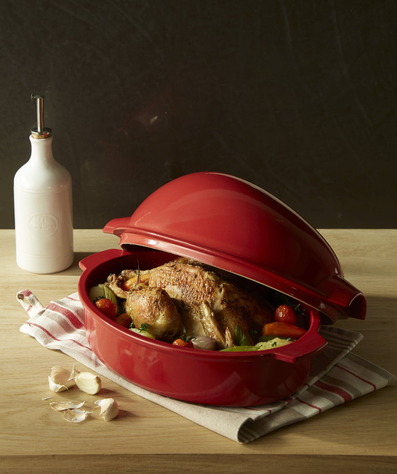 Emile Henry - GRAND CRU 16.3" x 10.8 Burgundy Large Baker/Roaster - 348444