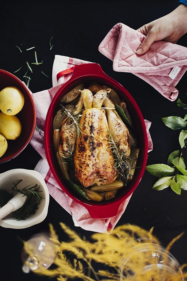 Emile Henry - GRAND CRU 16.3" x 10.8 Burgundy Large Baker/Roaster - 348444