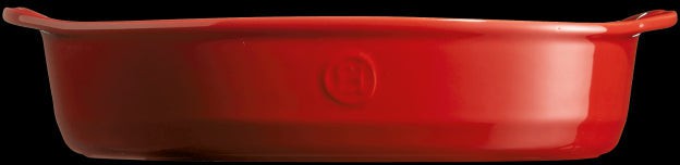 Emile Henry - ULTIME 13.7" x 8.8" Burgundy Oval Baking Dish - 349052