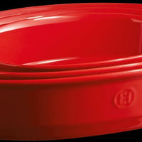 Emile Henry - ULTIME 13.7" x 8.8" Burgundy Oval Baking Dish - 349052