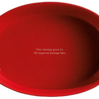 Emile Henry - ULTIME 13.7" x 8.8" Burgundy Oval Baking Dish - 349052