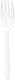 Empress - Medium Weight PP White Forks, 1000/Cs - E175001