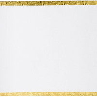 Enjay Converters - 1/2 Sheet Single Wall 13.75" x 18.75" Scallop Embossed Gold Cake Board, 50 Per Case - SW-18341334SGEMB